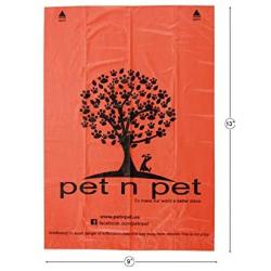 PET N PET Poop Bags Earth-Friendly 1080 Counts 60 Rolls Large Unscented Dog Waste Bags Doggie Bags