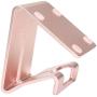 Honsky Solid Portable Universal Aluminum Desktop Desk Stand Hands Free Mobile Smart Cell Phone Holder Tablet Display Stand, Rose Gold