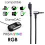 KeyEntre Replacement Audio Cable for SteelSeries Arctis 3, Arctis Pro Wireless, Arctis 5, Arctis 7, Arctis Pro Gaming Headset 2m/6.5 Feet