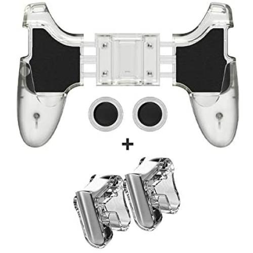 Game Controller for Android, Juvenile Shoulder Game Controller Gamepad for Shooter Trigger Fire Button Gamepad Joystick for Android Mobile Phone-Tigger-