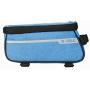 WeTest Bike Front Frame Bag,Bike Phone Mount Bag Touch Screen Phone Case Holder Cycling Top Tube Frame Bag Storage Handlebar Bag for Phone Below 6.8 Inch,Blue