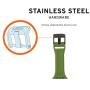 URBAN ARMOR GEAR UAG Compatible with Apple Watch 44mm 42mm Series 5/4/3/2/1 Silicone Band Scout [Olive] Slim Adjustable Waterproof Sporty Replacement Watch Strap