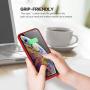 Feob Battery Case for iPhone XS/X/10, Rechargeable 6500mAh Portable Charging Case Extended Battery Pack Cover Power Bank Charger Case for iPhone Xs/X[5.8 inch]-Red