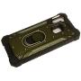 CELZEN - for Samsung Galaxy A11 (SM-A115) - Aluminum Metal Phone Case with Stand - ZY0 Dark Green
