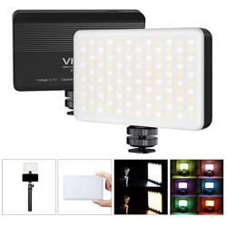 VIJIM VL120 Pocket Video Light, On-Camera Dual Color Temperature 3200K-6500K Soft Light Panel Portable Fill Light, 3100mAh USB-C Rechargeable Video Shooting Livestreaming Vlogging Accessories