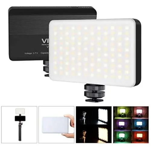 VIJIM VL120 Pocket Video Light, On-Camera Dual Color Temperature 3200K-6500K Soft Light Panel Portable Fill Light, 3100mAh USB-C Rechargeable Video Shooting Livestreaming Vlogging Accessories VIJIM VL120 Pocket Video Light, On-Camera Dual Color Temperature 3200K-6500K Soft Light Panel Portable Fill Light, 3100mAh USB-C Rechargeable Video Shooting Livestreaming Vlogging Accessories