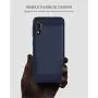 Muokctm Samsung Galaxy A10E Case, with Tempered Glass Screen Protector, Slim Soft TPU Protective Rubber Bumper Case Cover for Samsung Galaxy A10E Phone (Blue)