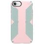 Speck Products 88738-6371 Presidio Grip Cell Phone Case for iPhone 7 - Quartz Pink/Aloe Green