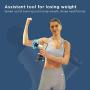 PERFORMANCE GURU Handheld Massage Gun Deep Tissue Massager for Muscle Pain Relief and Enhanced Recovery for Athletes(T-Silvery)