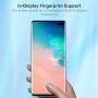 QITAYO Designed for Samsung Galaxy S10 plus (6.4 inch) Screen Protector (3 Pack) and Camera Lens Tempered Glass Protector (1 Pack), No-Bubble, Anti-Scratch, Case Friendly