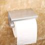Waydeli Toilet Paper Holder with Phone Shelf, Fit Mega Rolls, Tissue Roll Dispenser with Storage Shelf, SUS304 Stainless Steel, 3M Adhesive No Drill or Wall-Mounted with Screws - Brushed Nickel