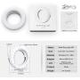Selfie Ring Light, 3 Lighting Modes Rechargeable Clip on Selfie Fill Light, Cell Phone Lights with 40 LED Beads, Selfie Ring(White)