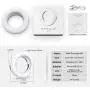 Selfie Ring Light, 3 Lighting Modes Rechargeable Clip on Selfie Fill Light, Cell Phone Lights with 40 LED Beads, Selfie Ring(White)