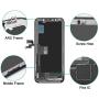 YPLANG Screen Replacement for iPhone X Screen Replacement OLED [NOT LCD] Display 3D Touch Digitizer Frame Assembly Full Repair Kit