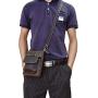 NKns Belt Bag Fanny Pack Mens Pockets Leather Shoulder Bag Diagonal Bag Messenger Bag Mobile Phone Bag Sports Bag