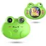 Kids Camera Toys for Boys,Gifts Rechargeable Shockproof Cute Cartoon Frog Design Mini Camera for Girls Anti-Shake Children digital Video Camera with Games DIY Video Effects Indoor Outdoor