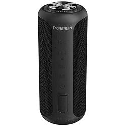 Waterproof Bluetooth Speaker, Tronsmart Upgraded Edition T6 Plus 40W Portable Outdoor Wireless Bluetooth Speaker 5.0 with Tri-Bass Effects, 6600mAh Powerbank, IPX6 Waterproof, 15H Playtime, TWS, NFC