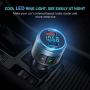 VicTsing (Upgraded Version) V5.0 Bluetooth FM Transmitter for Car, QC3.0 & LED Backlit Wireless Bluetooth Audio Adapter Music Player/Car Kit with Hands-Free Calls, Siri Google Assistant