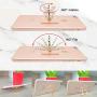Transparent Cell Phone Ring Holder-(2 Pack) 360 Degree Rotation Gold Phone Ring Holder Clear Stand Finger Ring Kick-Stand Compatible Various Mobile Phones or Phone Cases