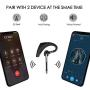 Bluetooth Headset, HOMOGO V5.0 Hands-Free Wireless Earpiece for Cell Phones, Bluetooth Earpiece Work for Business/Office/Driving (Gray)