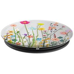 Flower Bouquet Floral Pattern X PopSockets Grip and Stand for Phones and Tablets