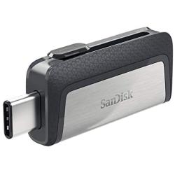 SanDisk 128GB Ultra Dual Drive USB Type-C - USB-C, USB 3.1 - SDDDC2-128G-G46,Gray