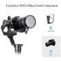 Feiyu AK2000 3 Axis Gimbal Stabilizer for Sony a9 a7 ii a6500 Series Canon 5D Panasonic GH5 GH4 Nikon D850 Mirrorless and DSLR Digital Camera, Smart Touch Panel WiFi Bluetooth Connection 2.8kg Payload