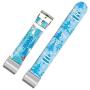 Christmas Bands for Fitbit Charge 3,Jolook Replacement Leather Woman Man Bands Straps for Fitbit Charge 3/Charge 3 SE - Blue Christmas Bands