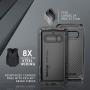 Pelican Shield Samsung Galaxy S10+ Phone Case, 5-Layer Extreme Protective Smartphone Cover, 12-Foot Drop Protection, Kickstand Belt Clip Accessory (Black)