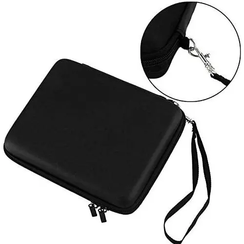 Linkstyle Nintendo 2DS Case with Game Storage, Nintendo 2DS Hard EVA Carrying Case Cover Bag Protective Travel Storage Cover Pouch with 8 Game Holders Double Zipper for Nintendo 2DS