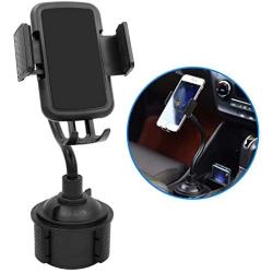 Car Cup Holder Phone Mount Portable Adjustable Gooseneck Phone Holder for Car Compatible with iPhone11/Pro/Xs/Max/X/XR/8/8 Plus,Samsung Note10/S10/S9/S8 by TDTOK