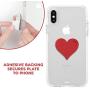 Case-Mate - Car Charms - Decorative Metal Plate + Car Vent Mount - Red Heart