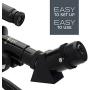 Celestron - 50mm Travel Scope - Portable Refractor Telescope - Fully-Coated Glass Optics - Ideal Telescope for Beginners - BONUS Astronomy Software Package