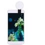 Yosooo Cell Phone Fill Light, LED USB Charging Phone Selfie Mini Portable Dimmable Wide Angle Universal Clip Shot Fill Lamp with Mirror(Black)