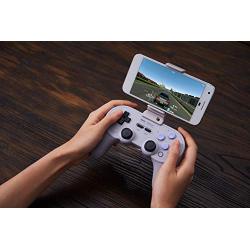 Mobile Gaming Controller Clip, Smartphone Clip for SN30 Pro+ Wireless Controller (Sliver)