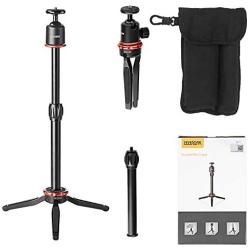 Tripod for Smartphone Camera GoPro, Sevenoak Folding Aluminum Stand with 360° Panorama Ball & Extendable Grip for iPhone 8 x 7 Action Camera GoPro Canon Nikon Camera YouTube Vlog Video Livestream