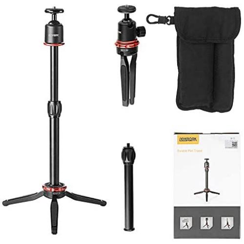 Tripod for Smartphone Camera GoPro, Sevenoak Folding Aluminum Stand with 360° Panorama Ball & Extendable Grip for iPhone 8 x 7 Action Camera GoPro Canon Nikon Camera YouTube Vlog Video Livestream