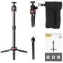 Tripod for Smartphone Camera GoPro, Sevenoak Folding Aluminum Stand with 360° Panorama Ball & Extendable Grip for iPhone 8 x 7 Action Camera GoPro Canon Nikon Camera YouTube Vlog Video Livestream