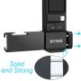 Skyreat Aluminum External Microphone Mount Holder for DJI Osmo Pocket Accessories,with 2 Cold Shoe Interface & 1/4" Screw Hole Support Led Light & Tripod Mount