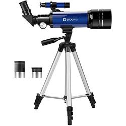 Telescope for Kids Beginners Adults, 70mm Astronomy Refractor Telescope with Adjustable Tripod - Perfect Telescope Gift for Kids