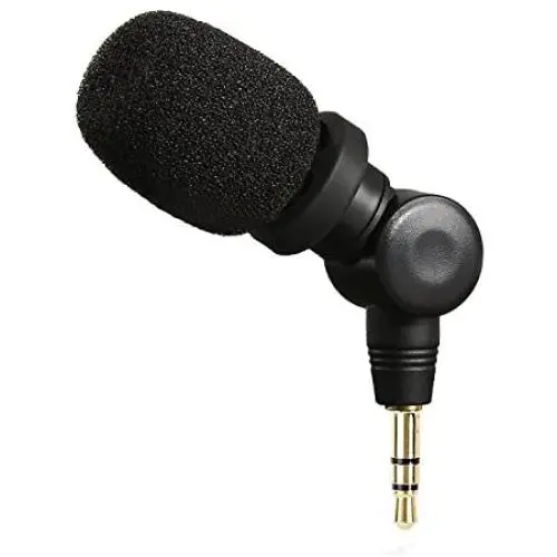 Saramonic XM1 3.5mm TRS Microphone for DSLR Cameras, Omnidirectional Plug and Play Mic for Camcorders, Digital Voice Recorder, Gopro, CaMixer, SmartMixer, LavMic, SmartRig+ and UWMIC9/UWMIC10/UWMIC15