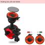 Bike Phone Mount, 360°Rotation Universal Motorcycle Handlebar Mount Adjustable Phone Mount Holder Stand Cell Phone Holder for Fits for iPhone and Any Smart Phone