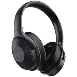 Mpow 45Hrs Active Noise Cancelling Headphones, H17 New Bluetooth Headphones Over Ear, Built-in Mic, Quick Charge, Deep Bass, Wired/Wireless Headset for Travel, Online Class, Home Office, TV