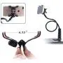 Universal Cell Phone Holder, 4326547903 Lazy Bracket Mobile Phone Stand, Flexible Gooseneck Long Arm Clip, Screw-Down-Fixed Bolt Clamp Style by AUXO-FUN (Black) Universal Cell Phone Holder, 4326547903 Lazy Bracket Mobile Phone Stand, Flexible Gooseneck Long Arm Clip, Screw-Down-Fixed Bolt Clamp Style by AUXO-FUN (Black)
