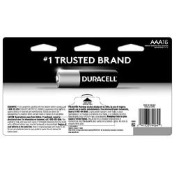 Duracell - Coppertop AAA Alkaline Batteries - long lasting, all-purpose Triple A battery for household and business - 16 Count