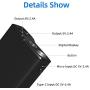 Power Banks 12000mAh Portable Charger Mini External Battery Pack with LCD Digital Display 2 USB Ports Phone Charger for iPhone X 8 7 6s 6 Plus iPad Smartphone Huawei Samsung Galaxy and More (12000)