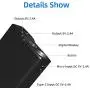 Portable Phone Charger 12000mAh Fast Charge Ultra Mini Power Bank External Battery Packs Dual USB Ports Type C 2.4A with LCD Display Powerpack for iPhone iPad Samsung Galaxy Smartphone Nintendo Switch