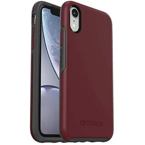 OtterBox SYMMETRY SERIES Case for iPhone XR - Retail Packaging - FINE PORT (CORDOVAN/SLATE GREY) OtterBox SYMMETRY SERIES Case for iPhone XR - Retail Packaging - FINE PORT (CORDOVAN/SLATE GREY)