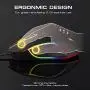 MOTOSPEED USB Wired 3500DPI Gaming Mouse Support Macro Programming, with 6 Buttons, Adjustable RGB Backlit, 6 Adjustable DPI Mouse for PC, Laptop, Apple MacBook