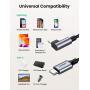 UGREEN USB-C to Lightning Cable Right Angle 90 Degree [6FT MFi-Certified] Nylon Braided Power Delivery Fast Charging Cable for iPhone SE 11 Pro Max X XS XR XS Max 8 Plus, AirPods Pro, iPad, and More